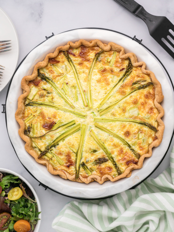 asparagus quiche