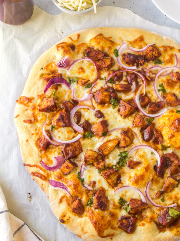 barbecued chicken pizza