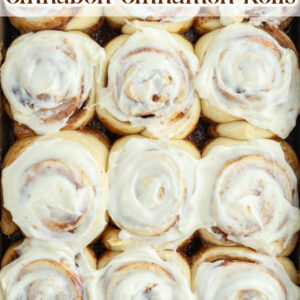 pinterest image for copycat cinnabon cinnamon rolls