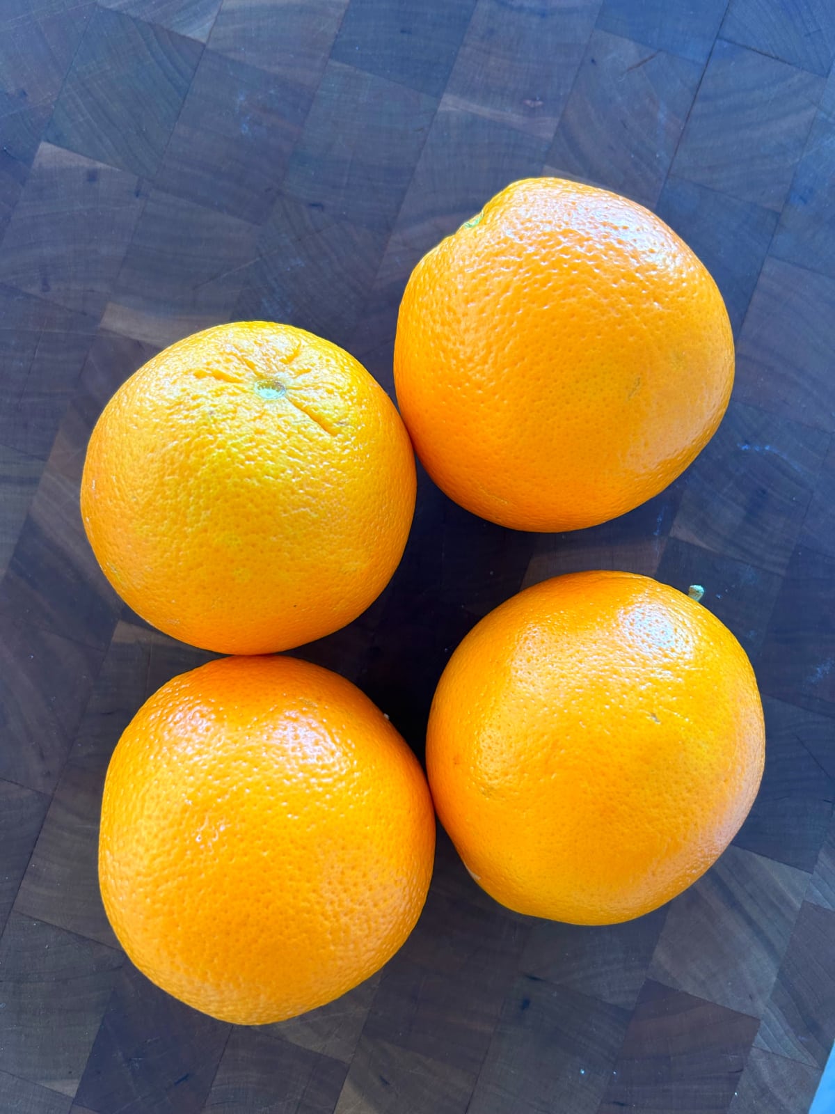 four oranges