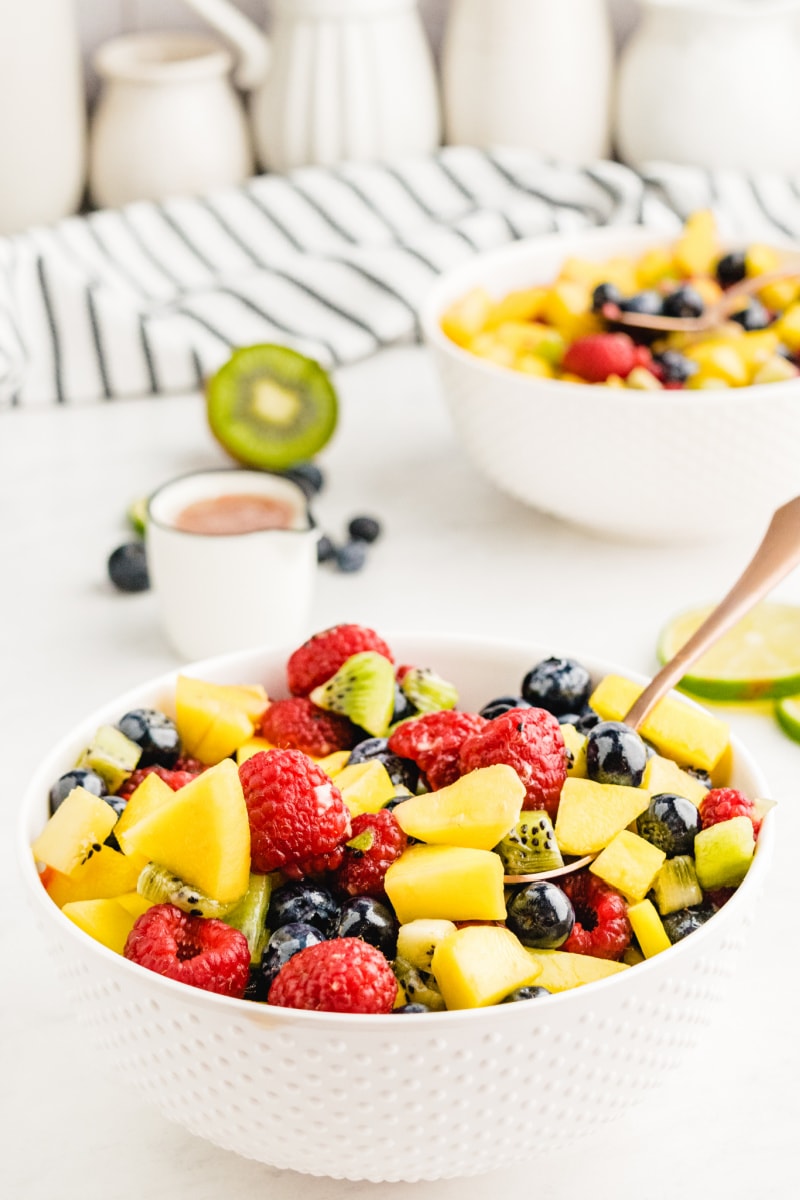 bowl of fruit salsa