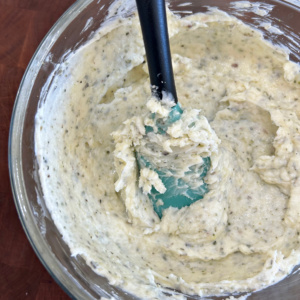 garlic bread spread in bowl