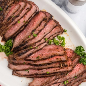 sliced tri tip