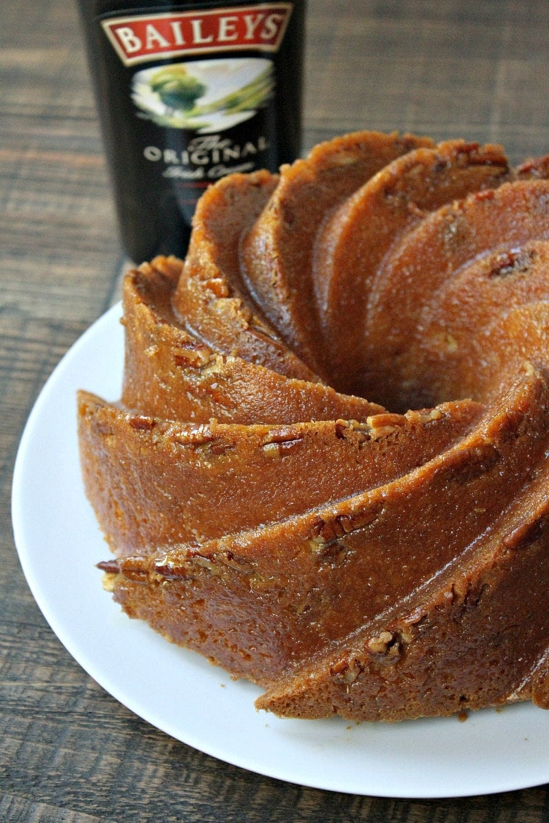 Irish Cream Bundt Cake with Baileys Irish Cream glaze