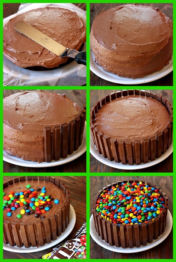 How to Make a Kit Kat Cake