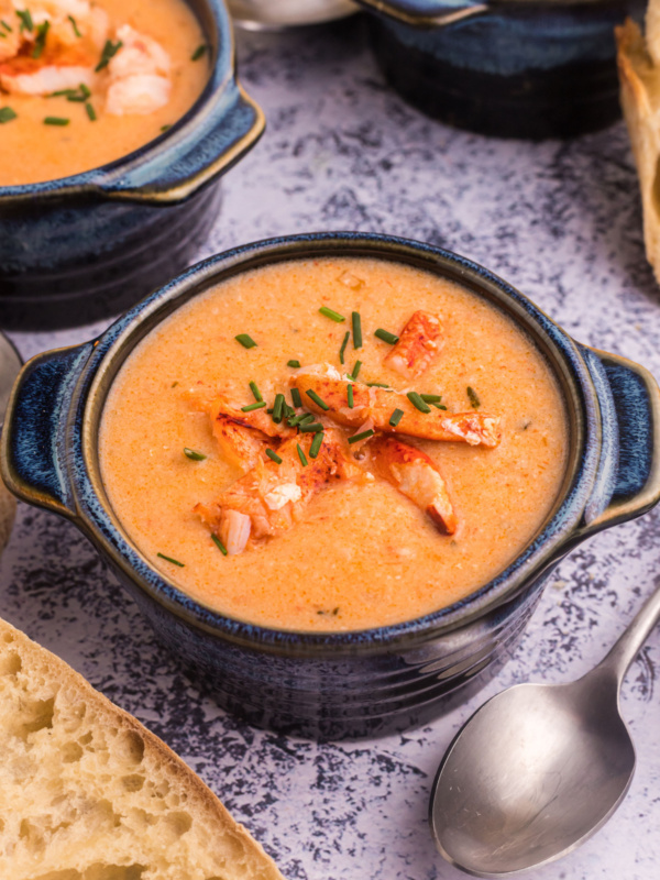 bowl of lobster bisque