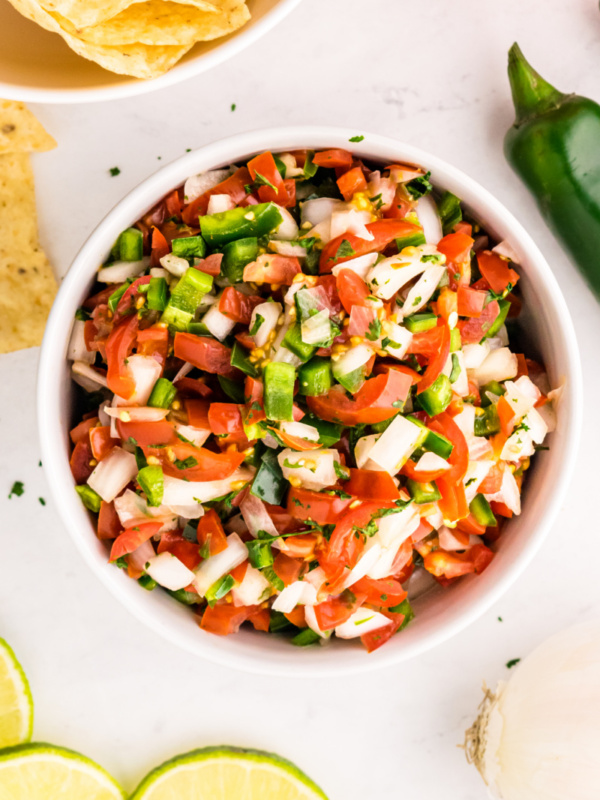 pico de gallo in a bowl