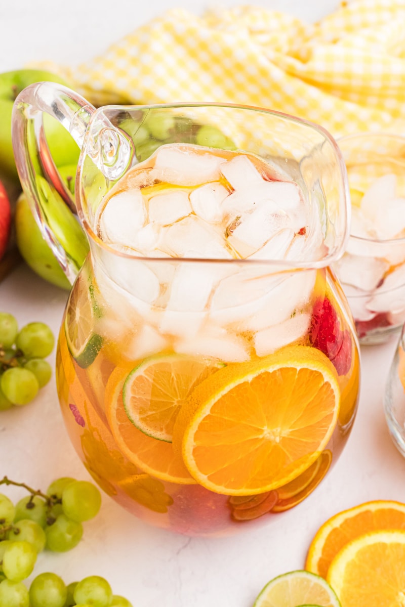 sangria in a pitcher