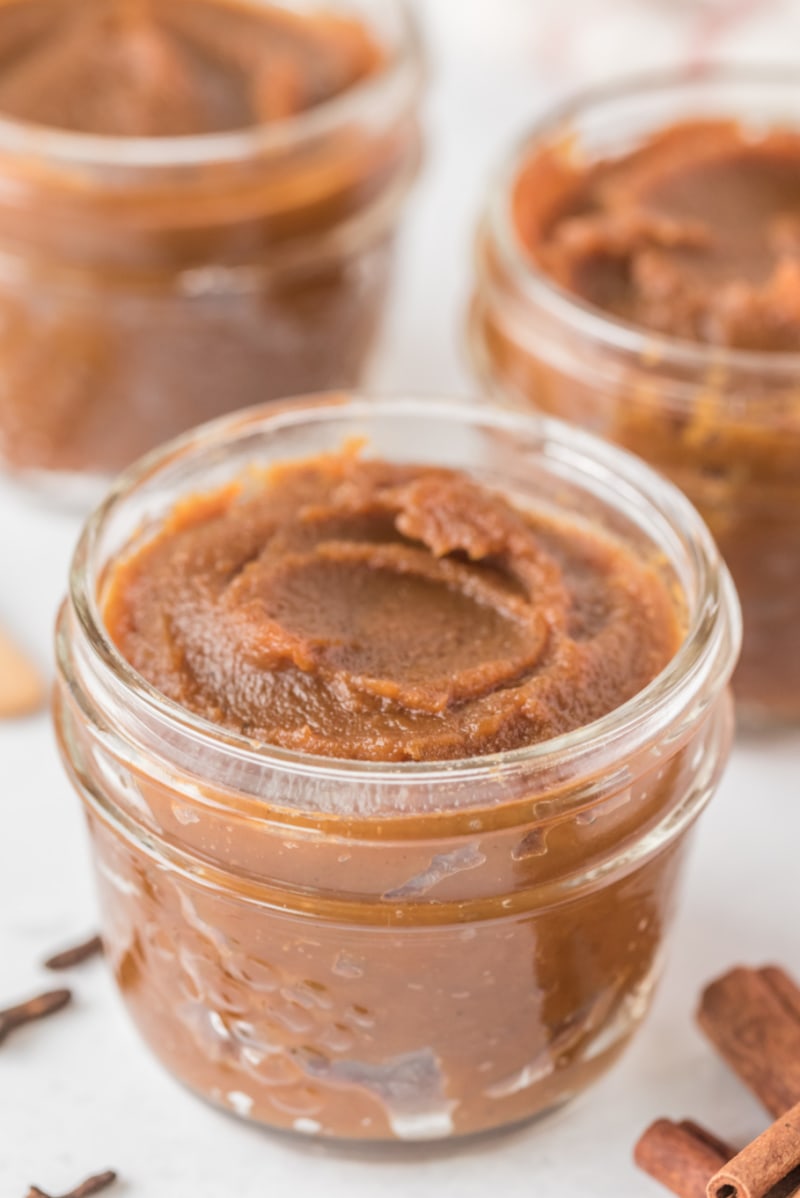 pumpkin butter in a jar